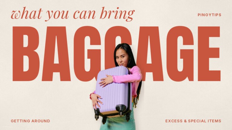 2GO baggage allowance: woman hugging a lilac suitcase