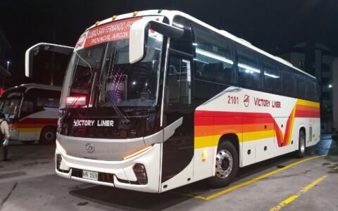 Victory Liner bus, now with an upgraded Victory Liner booking system