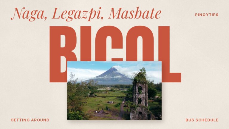Bicol Isarog: old ruin and Mayon Volcano in Philippines