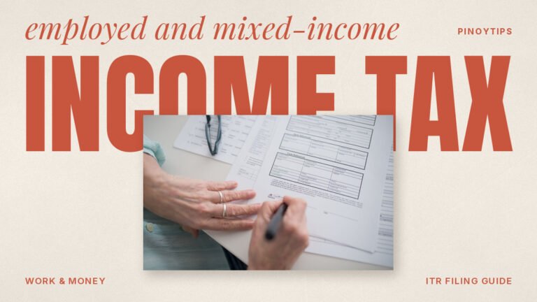 File ITR: close-up shot of a person signing on a paper