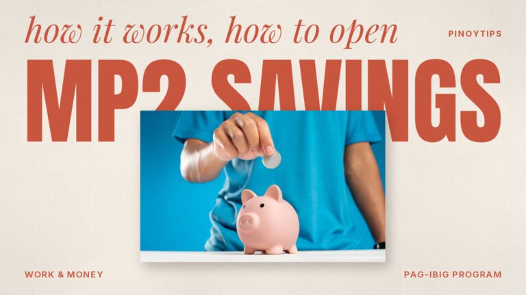 MP2 savings: person putting a coin in a piggy bank