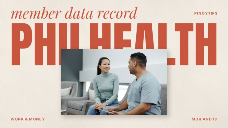 PhilHealth Member Data Record: doctor talking to a patient while holding a tablet