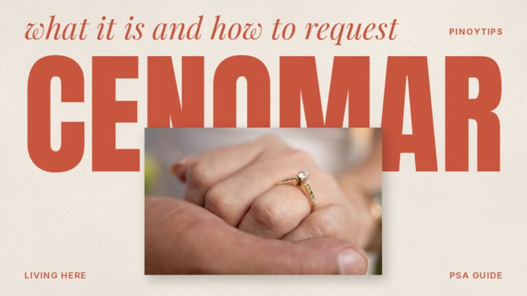 PSA CENOMAR: close-up of couple's hands with engagement ring