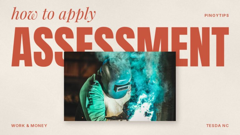 TESDA NC assessment: welder working in a workshop